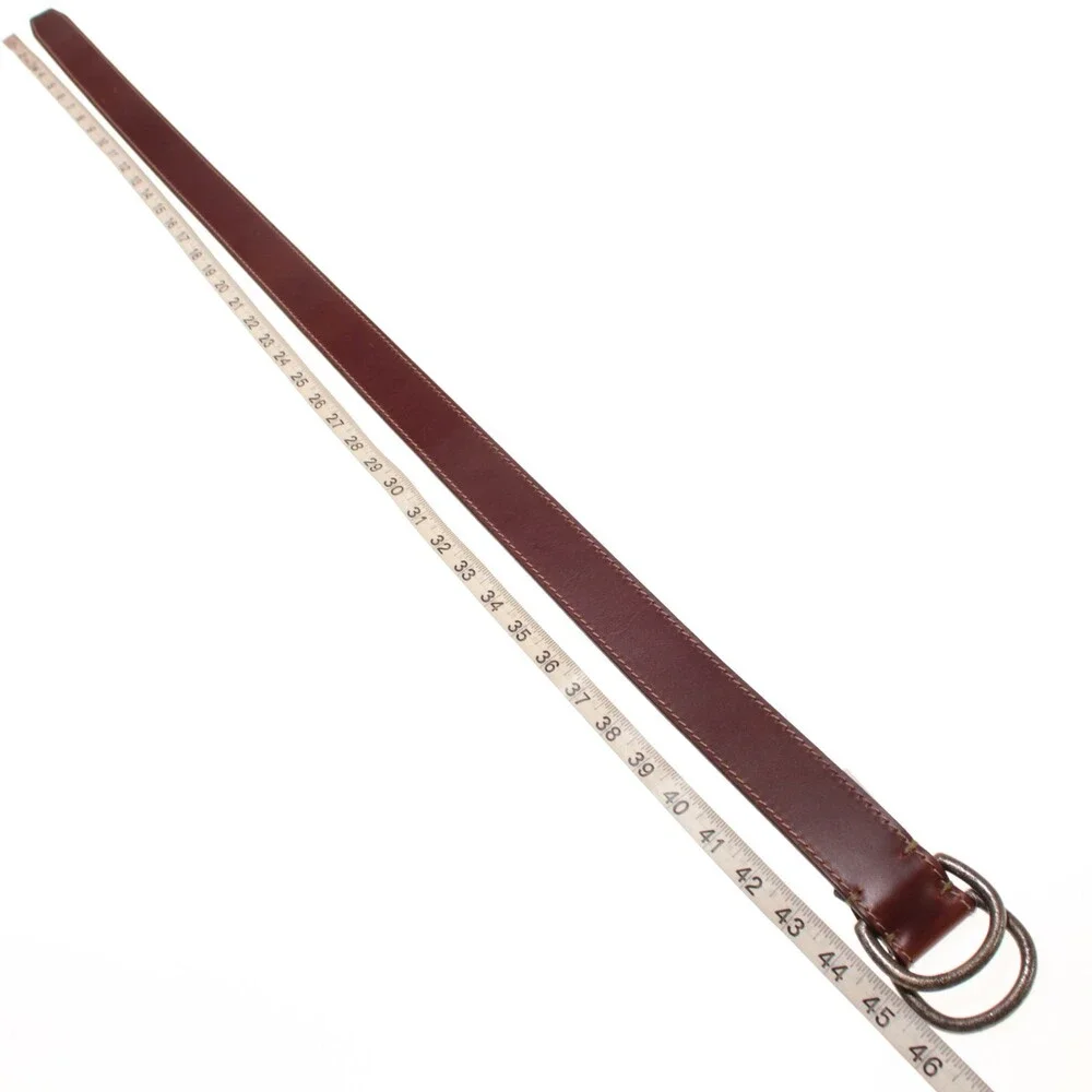 Torino Leather Company NWT Classic Belt Size 38 US in Solid Brown Leather